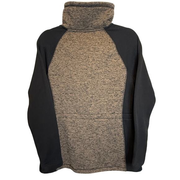 Exertek Zip-Up Jacket | Size L | 20.5” X 31” | Brown & Black Cozy Layer - Picture 3 of 6